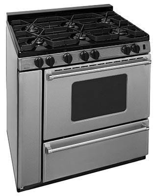 Premier Natural Gas Range/Stove Premier Pro Series P36S3182PS 36&quot; Stainless Gas Range with Electronic Ignition