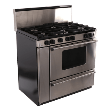 Premier Natural Gas Range/Stove Premier Pro Series P36S3282PS 36" Stainless Range with Electronic Ignition
