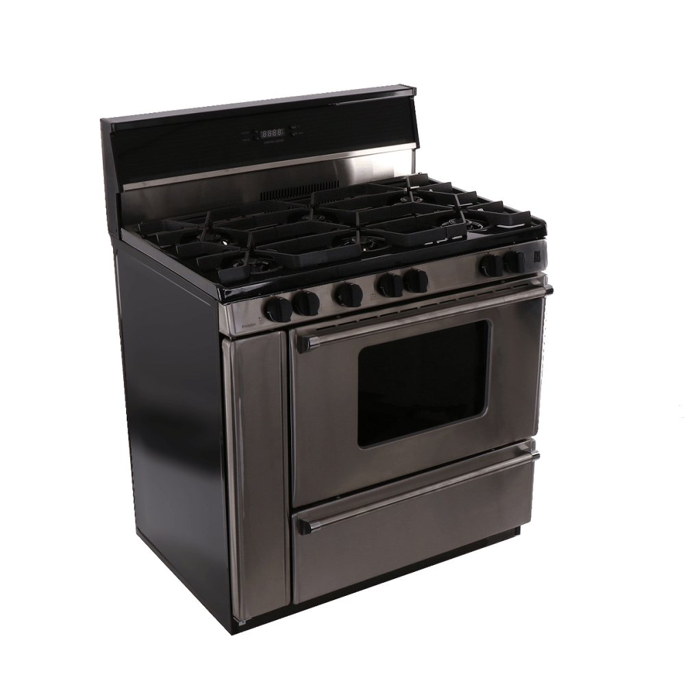 Premier Natural Gas Range/Stove Premier Pro Series P36S3482PS 36" Stainless Gas Range with Electronic Ignition