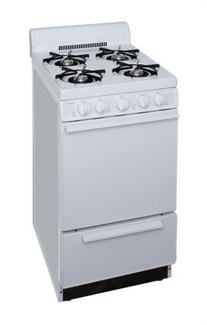 Premier Natural Gas Range/Stove Premier SAK100OP 20&quot; Electronic Ignition Gas Range White