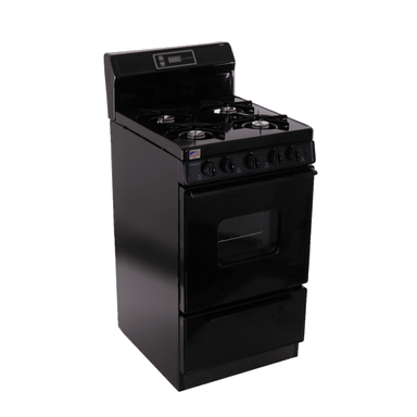 Premier Natural Gas Range/Stove Premier SAK220BP 20" Electronic Ignition Gas Range Black