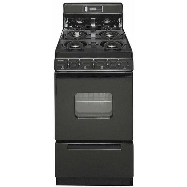 Premier Natural Gas Range/Stove Premier SAK220BP 20" Electronic Ignition Gas Range Black