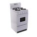 Premier Natural Gas Range/Stove Premier SAK220OP 20" Electronic Ignition Gas Range White