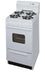 Premier Natural Gas Range/Stove Premier SAK220OP 20" Electronic Ignition Gas Range White