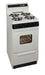 Premier Natural Gas Range/Stove Premier SAK220TP 20" Electronic Ignition Gas Range Biscuit with Black Trim