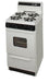 Premier Natural Gas Range/Stove Premier SAK220TP 20" Electronic Ignition Gas Range Biscuit with Black Trim