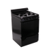 Premier Natural Gas Range/Stove Premier SCK100BP 24" Electric Ignition Black Gas Range