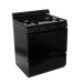 Premier Natural Gas Range/Stove Premier SFK100BP 30" Black Electronic Ignition Gas Range
