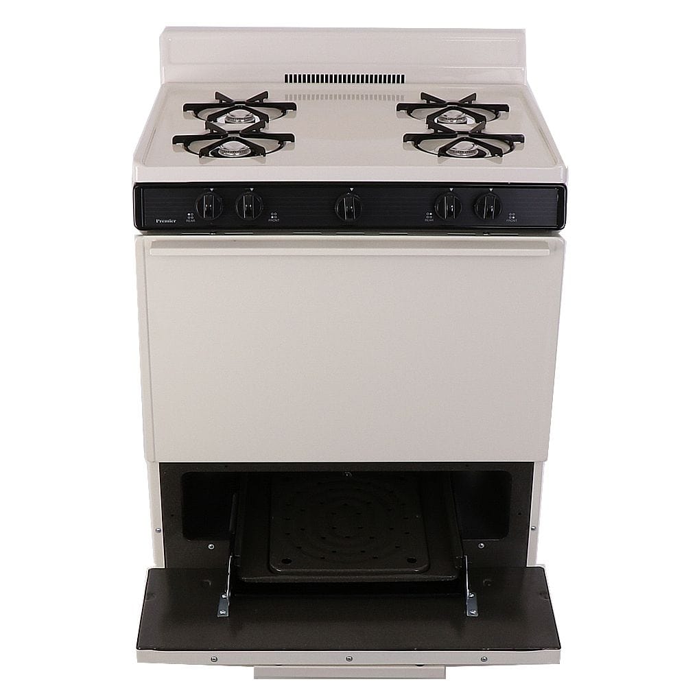 Premier Natural Gas Range/Stove Premier SFK100TP 30" Biscuit Electronic Ignition Gas Range