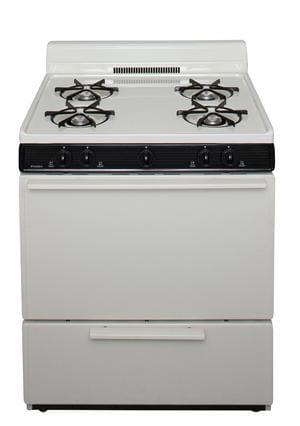 Premier Natural Gas Range/Stove Premier SFK100TP 30" Biscuit Electronic Ignition Gas Range