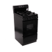 Premier Natural Gas Range/Stove Premier SHK220BP 20" Electronic Ignition Gas Range with Sealed Burners  - Black