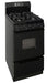 Premier Natural Gas Range/Stove Premier SHK220BP 20" Electronic Ignition Gas Range with Sealed Burners  - Black