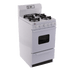 Premier Natural Gas Range/Stove Premier SHK220OP 20" Electronic Ignition Gas Range with Sealed Burners - White