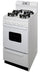 Premier Natural Gas Range/Stove Premier SHK220OP 20" Electronic Ignition Gas Range with Sealed Burners - White