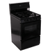 Premier Natural Gas Range/Stove Premier SJK240BP 24" Electronic Ignition Gas Range with 4 Sealed Variable Burners Black on Black
