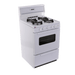 Premier Natural Gas Range/Stove Premier SJK240OP 24" Electronic Ignition Gas Range with 4 Sealed Variable Burners White