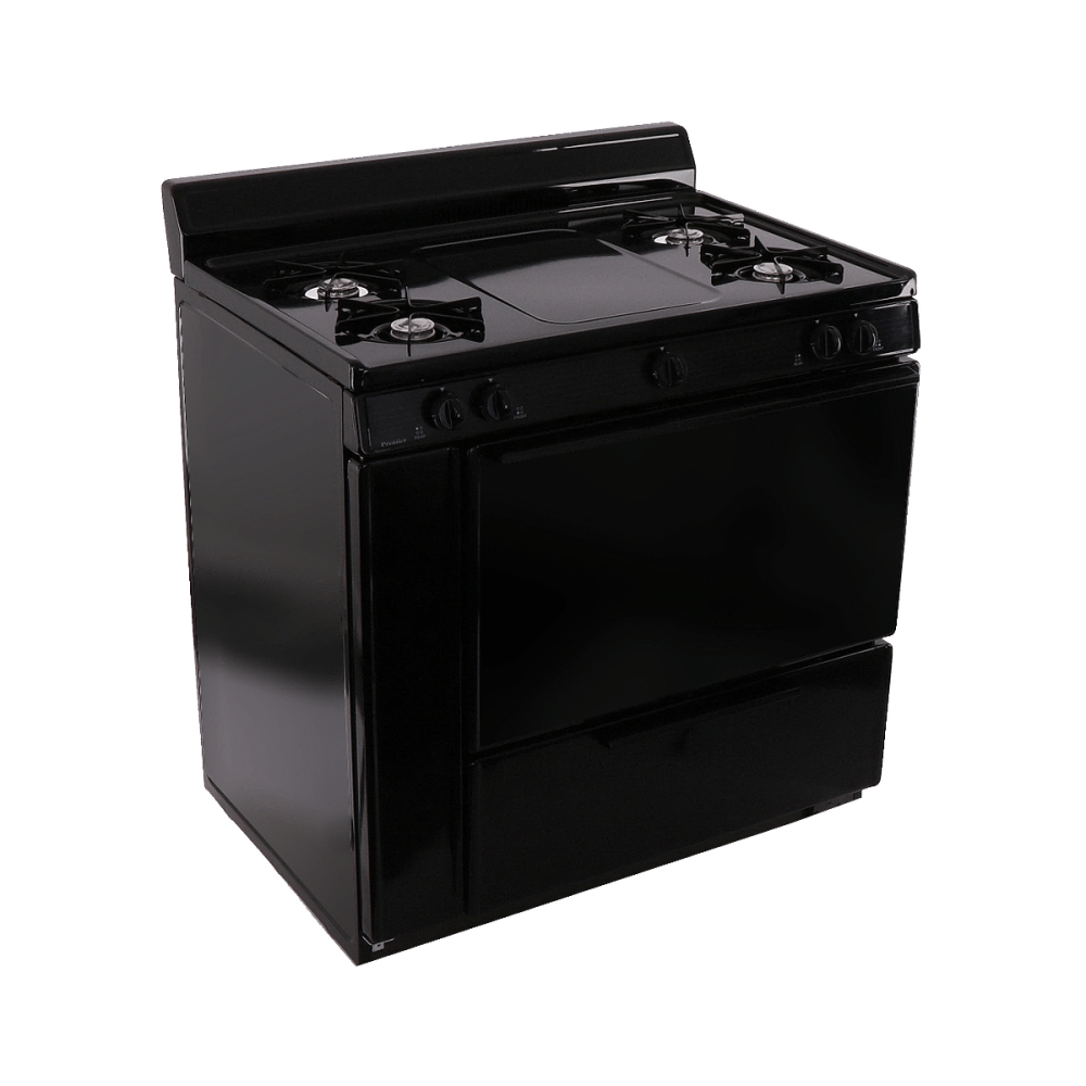 Premier Natural Gas Range/Stove Premier SLK100BP 36" Electronic Ignition Gas Range Black