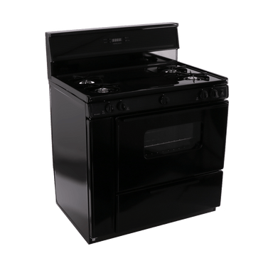 Premier Natural Gas Range/Stove Premier SLK240BP 36" Electronic Ignition Gas Range Black