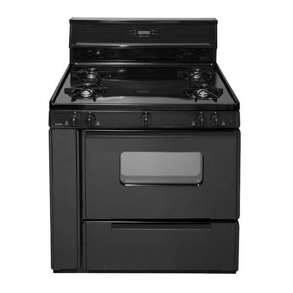 Premier Natural Gas Range/Stove Premier SLK240BP 36" Electronic Ignition Gas Range Black