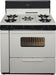 Premier Natural Gas Range/Stove Premier SLK249TP 36" Electronic Ignition Gas Range Biscuit with Black Trim