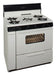 Premier Natural Gas Range/Stove Premier SLK249TP 36" Electronic Ignition Gas Range Biscuit with Black Trim