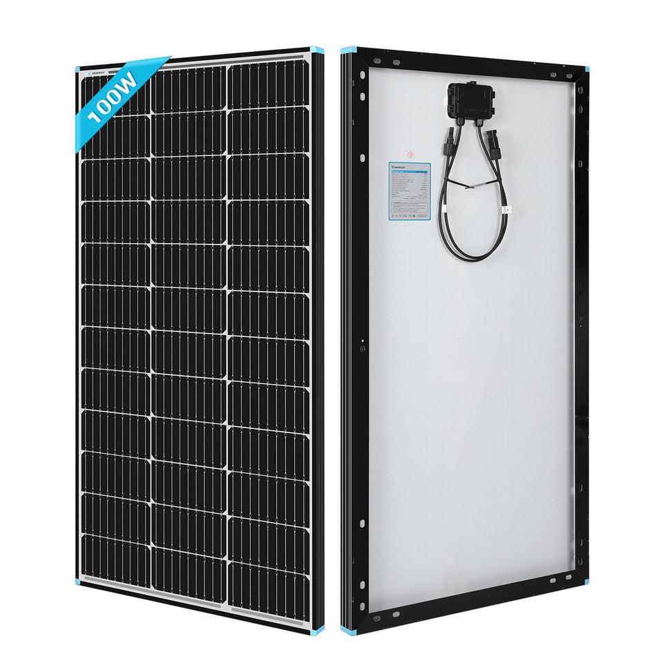 Renogy Solar Panels Renogy 100 Watt 12 Volt Monocrystalline Solar Panel