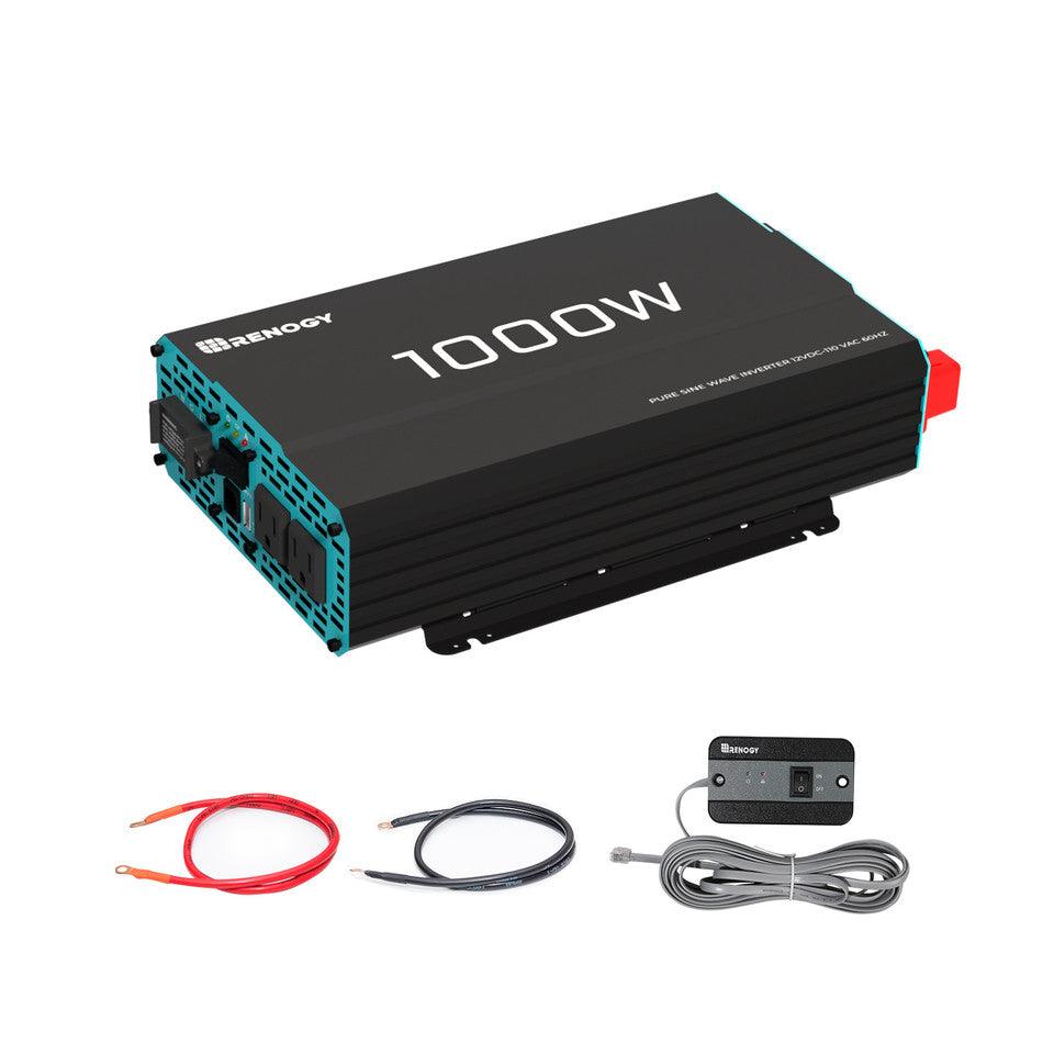 Renogy Solar Charge Controllers and Inverters Renogy 1000W 12V Pure Sine Wave Inverter