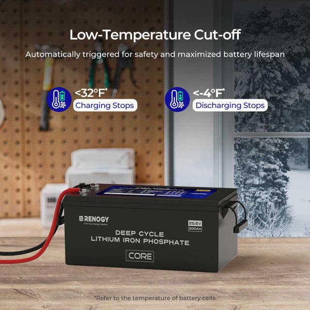 Renogy Solar Batteries Renogy 24V 200Ah Core Series Deep Cycle Lithium Iron Phosphate