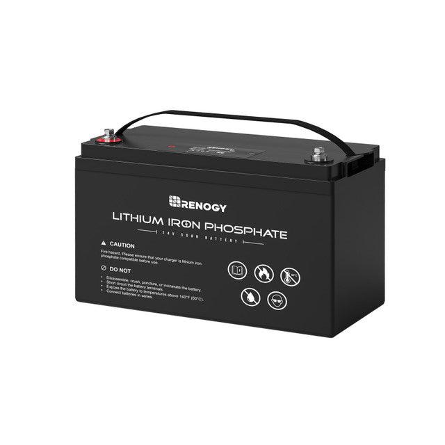 Renogy Solar Batteries Renogy 24V 50Ah Lithium Iron Phosphate Battery