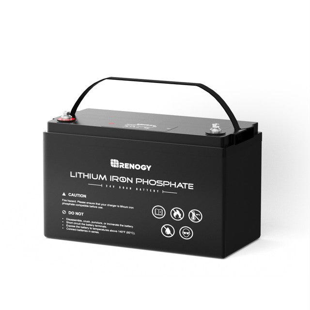 Renogy Solar Batteries Renogy 24V 50Ah Lithium Iron Phosphate Battery