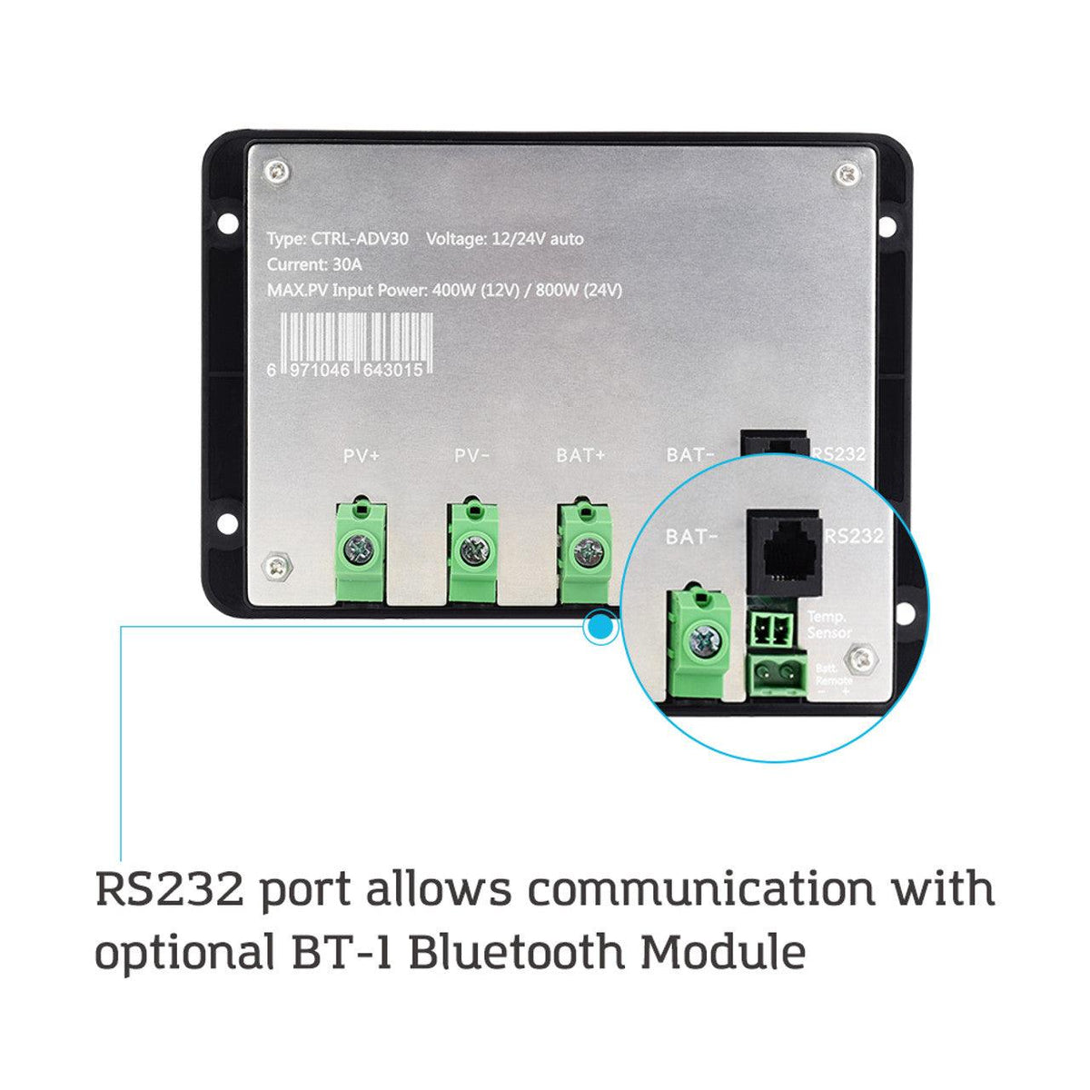 Renogy Solar Charge Controllers and Inverters Renogy Adventurer Li- 30A PWM Flush Mount Charge Controller