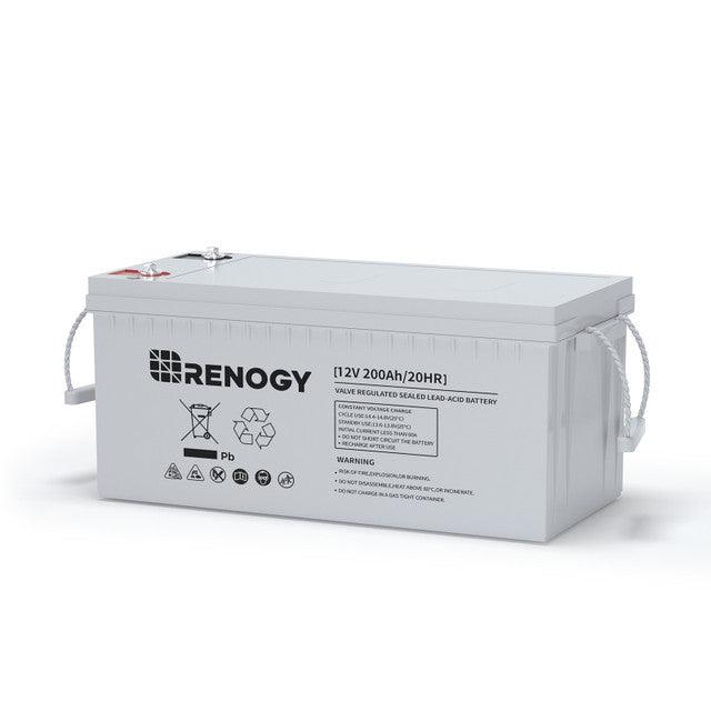 Renogy Solar Batteries Renogy Deep Cycle AGM Battery 12 Volt 200Ah