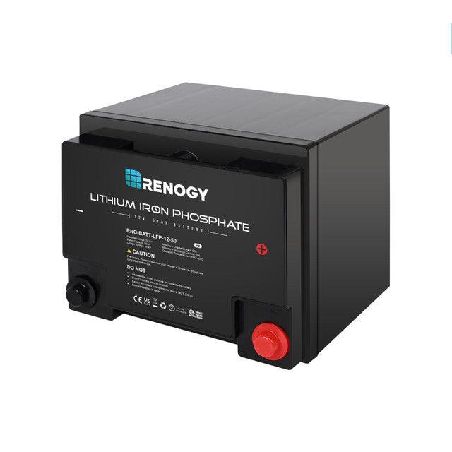 Renogy Solar Batteries Renogy Lithium Iron Phosphate Battery 12 Volt 50 Ah