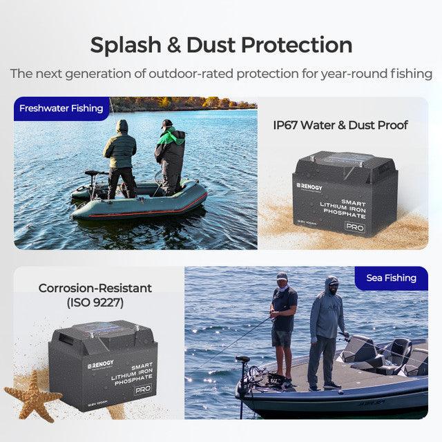 Renogy Solar Batteries Renogy  Product Video 12V 100Ah Pro Smart Lithium Iron Phosphate Battery w/Bluetooth & Self-heating Function