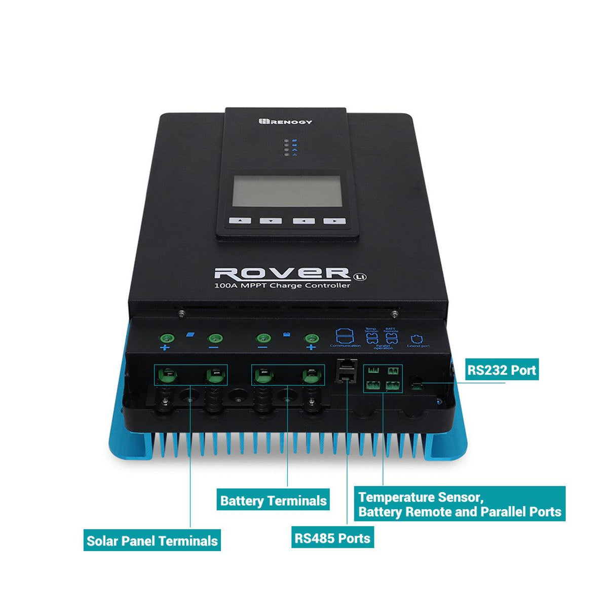 Renogy Solar Charge Controllers and Inverters Renogy Rover 100 Amp MPPT Solar Charge Controller