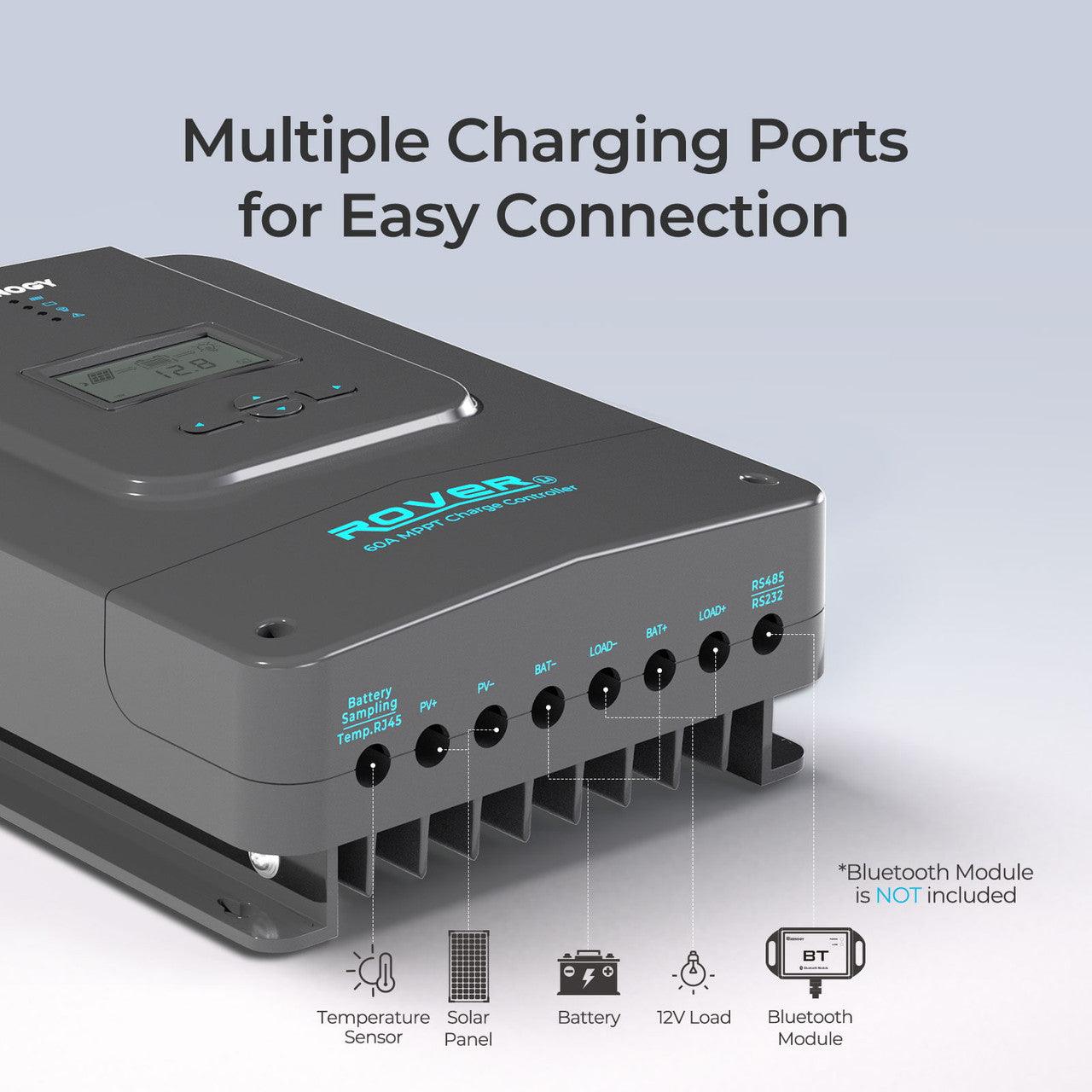 Renogy Solar Charge Controllers and Inverters Renogy Rover 60 Amp MPPT Solar Charge Controller