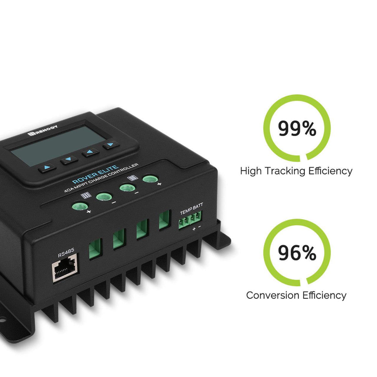 Renogy Solar Charge Controllers and Inverters Renogy Rover Elite 40A MPPT Solar Charge Controller