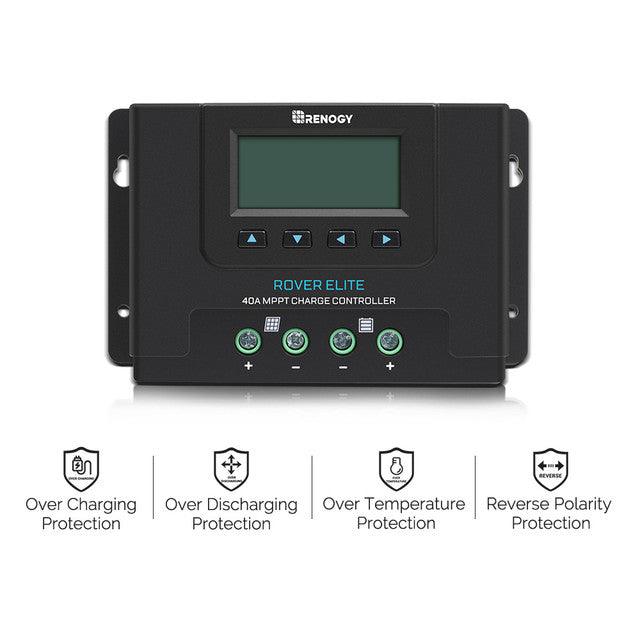 Renogy Solar Charge Controllers and Inverters Renogy Rover Elite 40A MPPT Solar Charge Controller