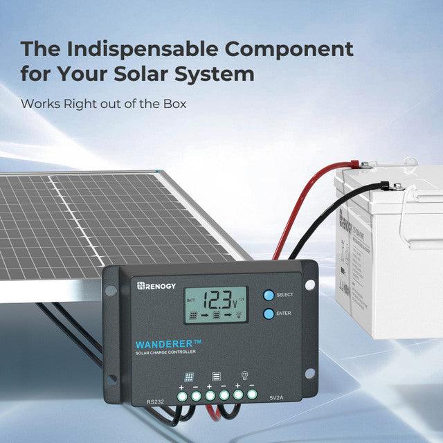 Renogy Solar Charge Controllers and Inverters Renogy Wanderer 10A PWM Solar Charge Controller