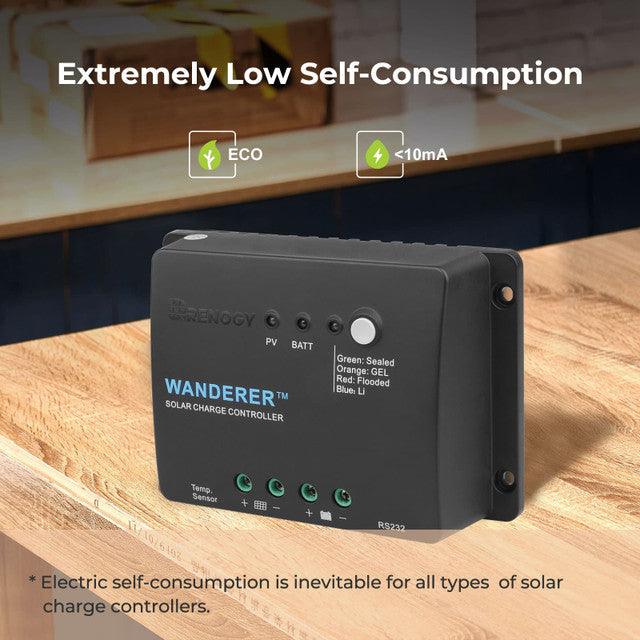 Renogy Solar Charge Controllers and Inverters Renogy Wanderer Li 30A PWM Solar Charge Controller