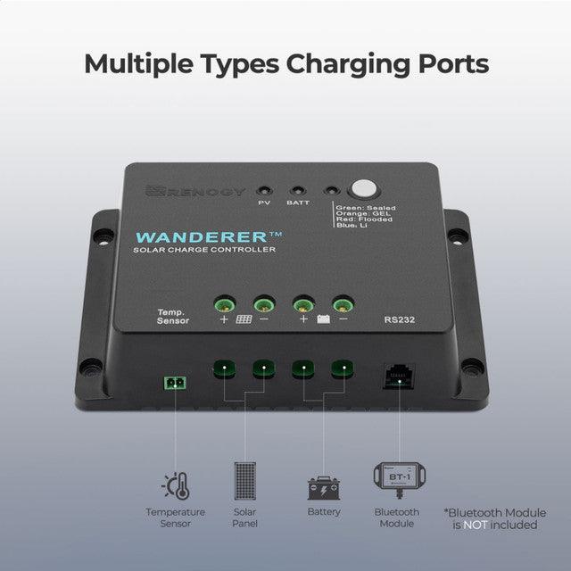 Renogy Solar Charge Controllers and Inverters Renogy Wanderer Li 30A PWM Solar Charge Controller