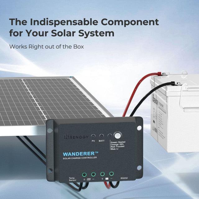 Renogy Solar Charge Controllers and Inverters Renogy Wanderer Li 30A PWM Solar Charge Controller