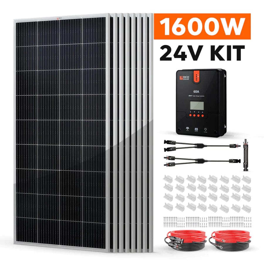 Rich Solar Solar Power Kits 1600 Watt Solar Kit - Free Shipping!