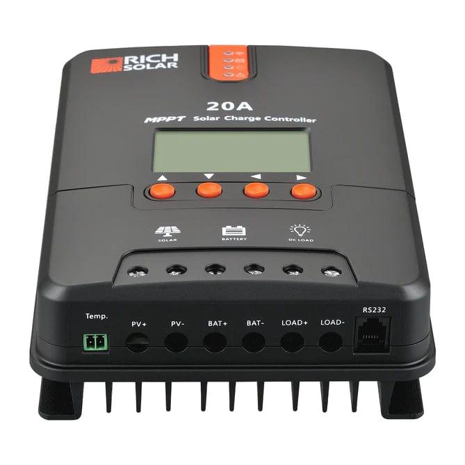 Rich Solar Solar Charge Controllers and Inverters 20 Amp MPPT Solar Charge Controller Free Shipping!