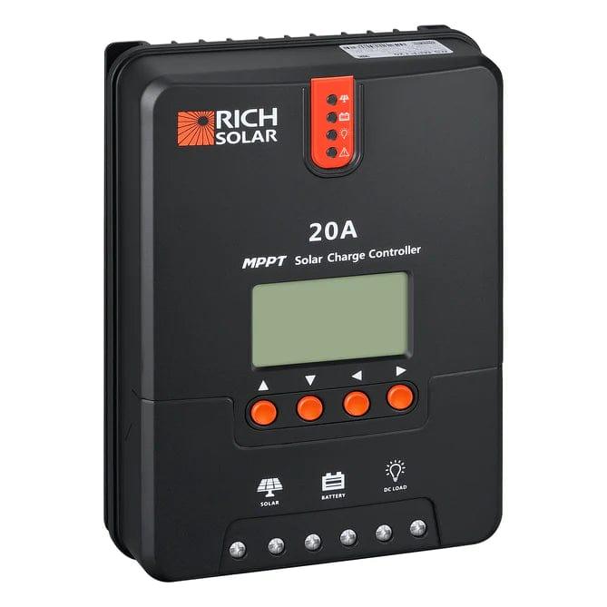 Rich Solar Solar Charge Controllers and Inverters 20 Amp MPPT Solar Charge Controller Free Shipping!