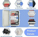 Rich Solar Solar Accessories 4 - 1 String Solar Combiner Box PV Combiner Box with Surge Protection, 63A Circuit Breakers and 15A Rated Current Fuse for On/Off Grid Solar Power System, IP65 Water Resistant