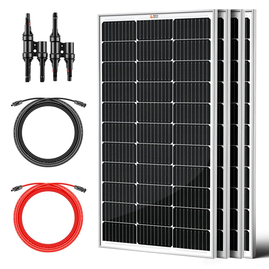 Rich Solar Solar Power Kits 400 Watt Solar Kit for Solar Generators Portable Power Stations - Free Shipping