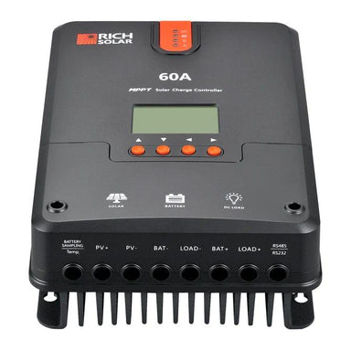 Rich Solar Solar Charge Controllers and Inverters 60 Amp MPPT Solar Charge Controller Free Shipping!