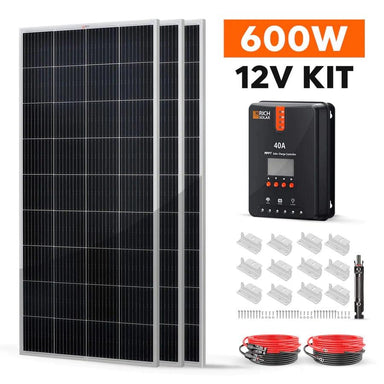 Rich Solar Solar Power Kits 600 Watt Solar Kit - Free Shipping!