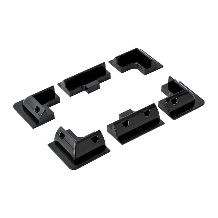 Rich Solar Solar Power Kits Black Corner Bracket Mount Set of 6